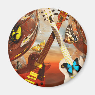 Elegische Gitarre von Lenny Kunst Magnet