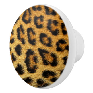 Elegnat Leopard Fur Skin - Rich Luxury Mode Keramikknauf