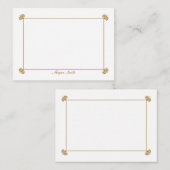 Elegnt Decorative Personalisiert Flat Mitteilungsk Mitteilungskarte (Vorne/Hinten)