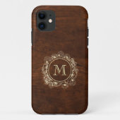 Elegrant Mit Monogramm Case-Mate iPhone Hülle (Rückseite)