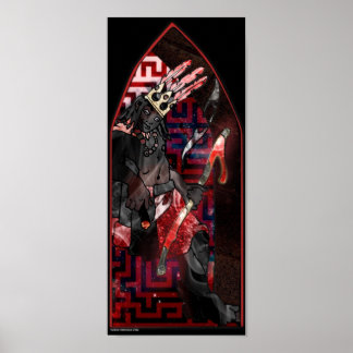 Elegua an der Tür Poster