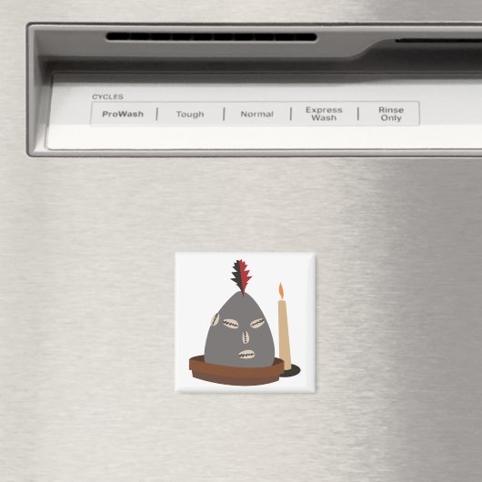 Elegua Statue Magnet (In Situ (Geschirrspüler))