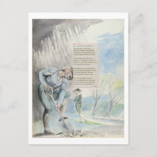 'Elegy in a County Church-Yard', Design 1 Postkarte