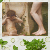 Elegy von William Adolphe Bouguereau Geschirrtuch (Gefaltet)