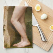 Elegy von William Adolphe Bouguereau Geschirrtuch (Viertel Falte)