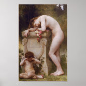 Elegy von William-Adolphe Bouguereau Poster (Vorne)