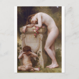 Elegy von William-Adolphe Bouguereau Postkarte