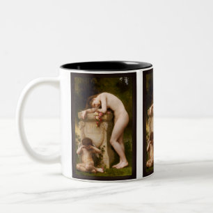 Elegy von William Adolphe Bouguereau Zweifarbige Tasse