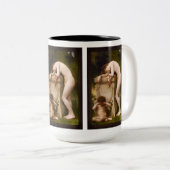 Elegy von William Adolphe Bouguereau Zweifarbige Tasse (VorderseiteRechts)