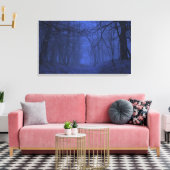 Elegy (Winter/Nacht) Leinwand (Insitu (Wohnzimmer))