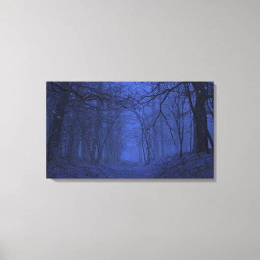 Elegy (Winter/Nacht) Leinwand (Vorderseite)