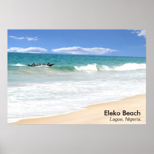 Eleko Strand, Lagos, Nigeria Poster