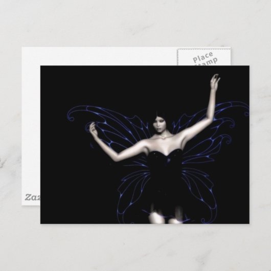 Elektrabluefairy Postkarte (Vorne/Hinten)