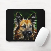 Elektrifizierter Schäferhund Mousepad (Mit Mouse)
