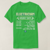 Elektriker (60) T-Shirt (Design vorne)