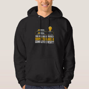 Elektriker Anmachspruch Elektrischer Bau El Hoodie