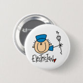 Elektriker Button (Vorne & Hinten)