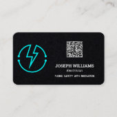 Elektriker Custom QR Visitenkarte (Vorderseite)