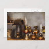 Elektriker - Eine Sammlung von Öllaternen .jpg Postkarte (Vorne/Hinten)