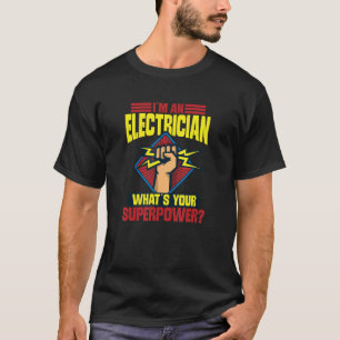 Elektriker Elektroingenieur Freileitungstechniker  T-Shirt