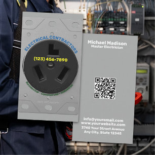 Elektriker   Elektroinstallateur Visitenkarte