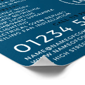 Elektriker Faust, Elektrische Werbung Poster (Ecke)