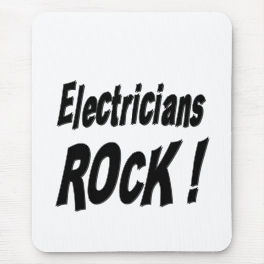 Elektriker-Felsen! Mousepad (Vorne)