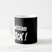 Elektriker-Felsen! Tasse (Vorderseite Links)