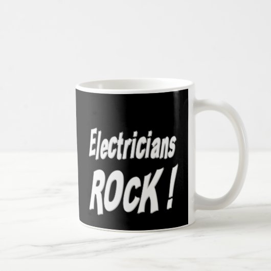 Elektriker-Felsen! Tasse (Rechts)