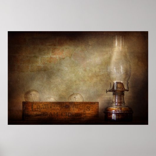 Elektriker - Fortschritte bei der Beleuchtung Poster (Vorne)