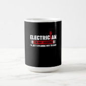 Elektriker, für den ich nicht argumentiere, ich er kaffeetasse (Mittel)