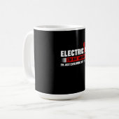 Elektriker, für den ich nicht argumentiere, ich er kaffeetasse (Vorderseite Links)