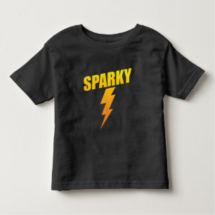 Elektriker-Geschenk-lustiger Sparky Blitz-Bolzen Kleinkind T-shirt