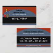 Elektriker-Gewohnheit personalisiert Visitenkarte (Vorne/Hinten)