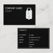 Elektriker/heller Designer Visitenkarte (Vorne/Hinten)