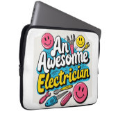 Elektriker in der Herstellung. Geschenke Laptopschutzhülle (Vorne Rechts)