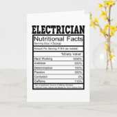 Elektriker Karte (Gelbe Blume)