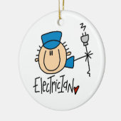 Elektriker Keramik Ornament (Links)