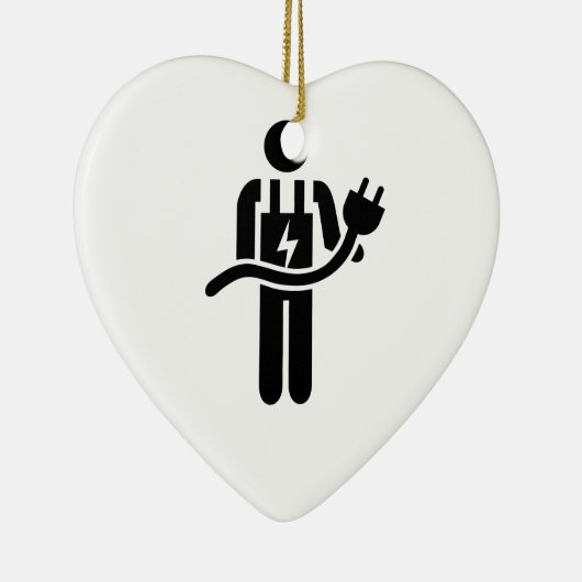 Elektriker Keramikornament (Rechts)