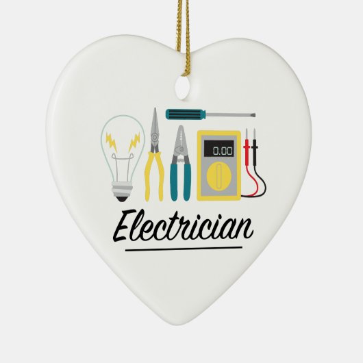 Elektriker Keramikornament (Rechts)