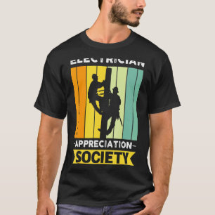 Elektriker-Kollegen- und Mitarbeiter-Gesellschaft T-Shirt