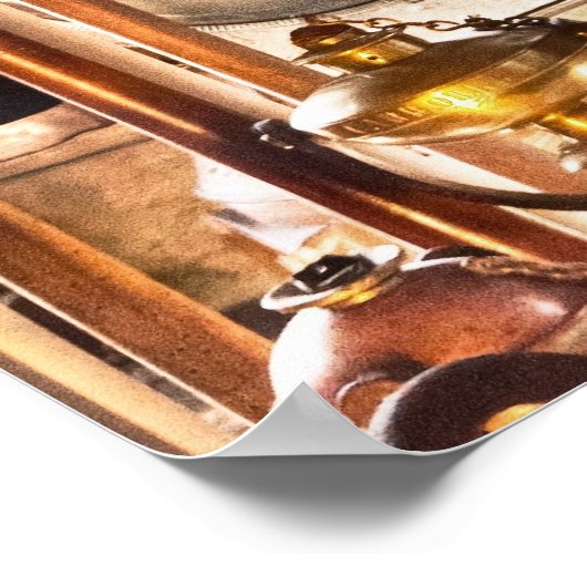 Elektriker - Lass, es gäbe Licht! Poster (Ecke)