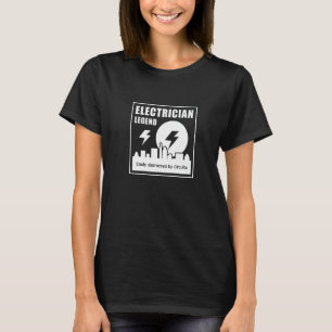 Elektriker-Legende Elektroarbeiter Spannung Schalt T-Shirt