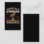 Elektriker Lineman Joke Sprichwort Job Husband Spa Visitenkarte (Vorne/Hinten)
