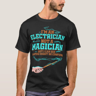 Elektriker Lustig für elektrischen Magier Elektro T-Shirt