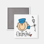 Elektriker Magnet (Vorderseite/Rückseite)