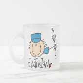 Elektriker Mattglastasse (Links)