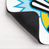 Elektriker oder Powerstörungssucher, der einen Mousepad (Ecke)