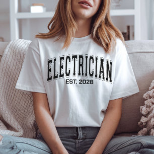 Elektriker Papa Shirt Individuelles Geschenk für E