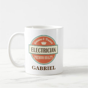 Elektriker-personalisiertes Büro-Tassen-Geschenk Kaffeetasse